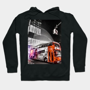 Tour Bus in Manhattan, New York City Hoodie